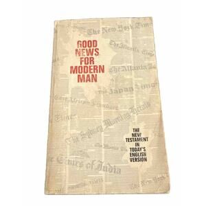 Good News For Modern Man: The New Testament In Today's English 1966 VTG READ